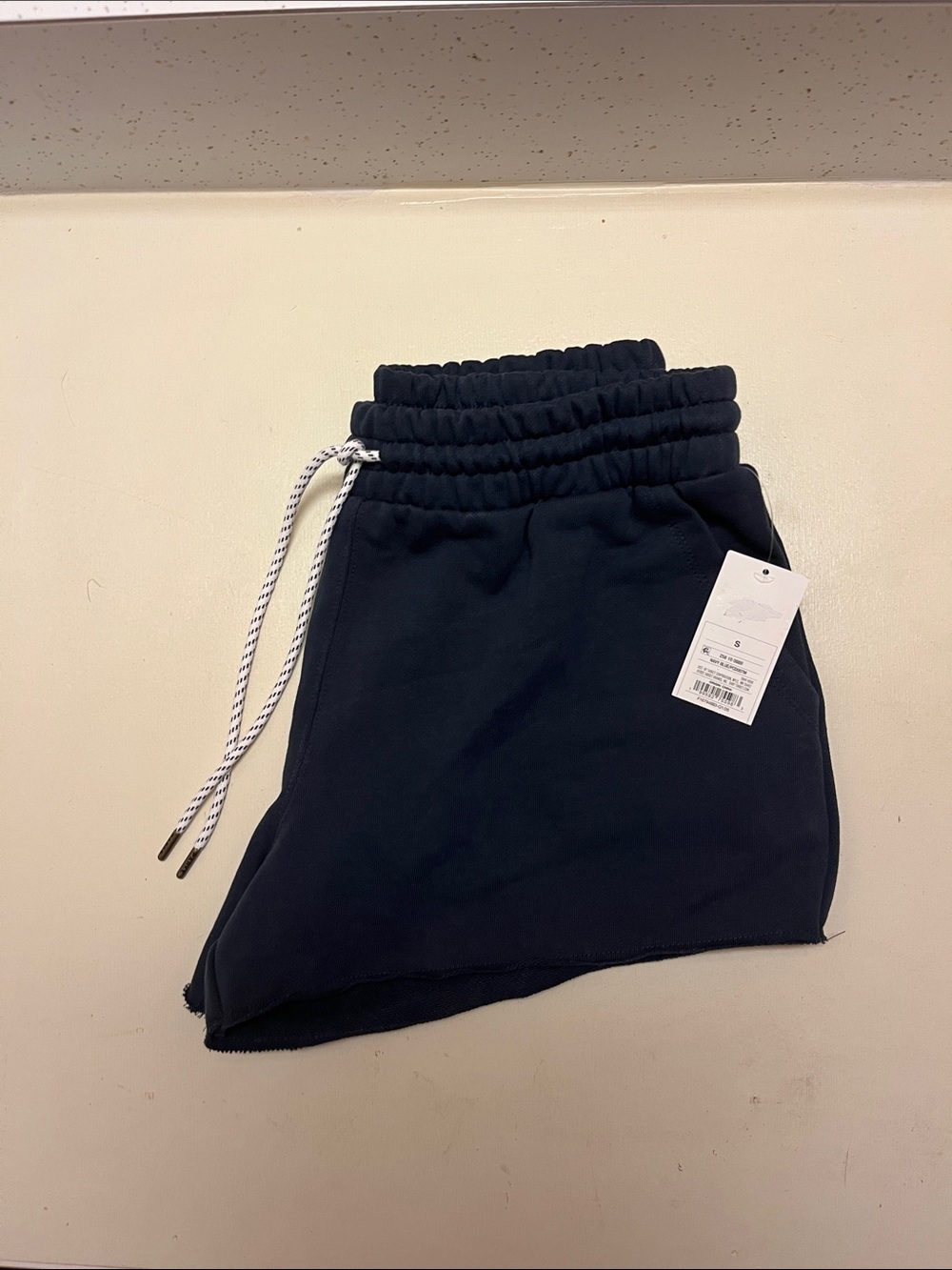 Women’s Navy Drawstring Shorts